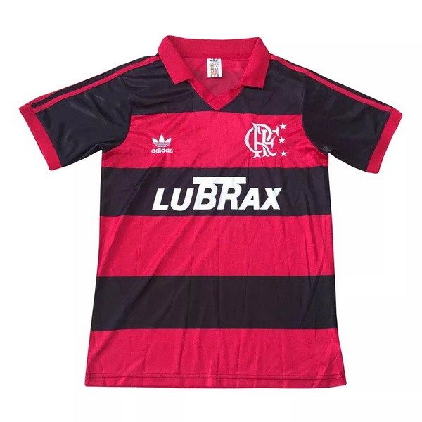 Tailandia Camiseta Flamengo Primera Equipación Retro 1990 Rojo